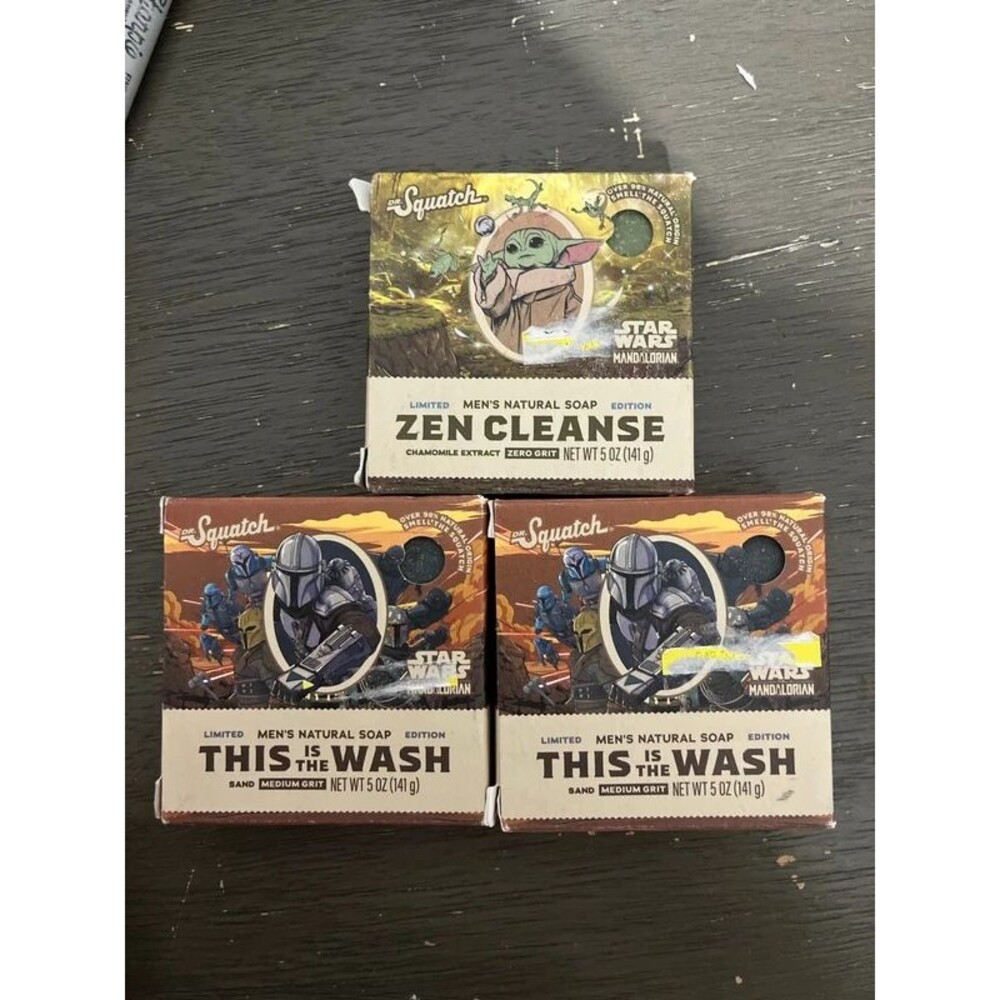 Dr. Squatch soap bundle 3 Star Wars